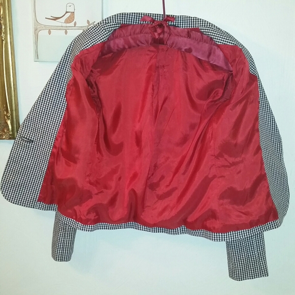 Rampage checkered lined blazer, M - Picture 5 of 6